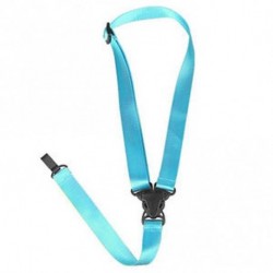 Világoskék - Kiváló minőségű színes állítható hosszúságú Ukulele Strap illik minden mérethez