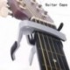 Piros - Guitar Capo fekete alumínium rugó elektromos akusztikus szorító gyors kioldása