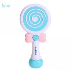 Kék - Infant Multifunkcionális csörgő játék Lollipop alakú elektromos csengőhangos kézilabda