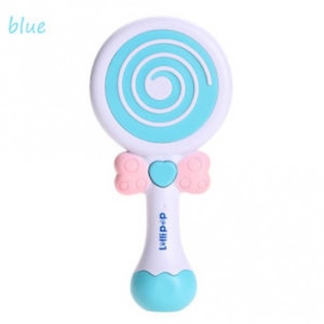 Infant Multifunkcionális csörgő játék Lollipop alakú elektromos csengőhangos kézilabda