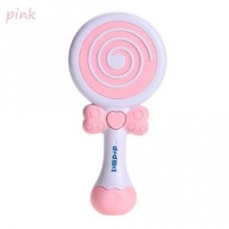 Rózsaszín - Infant Multifunkcionális csörgő játék Lollipop alakú elektromos csengőhangos kézilabda