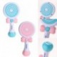 Rózsaszín - Infant Multifunkcionális csörgő játék Lollipop alakú elektromos csengőhangos kézilabda
