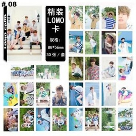 88 x 56mm-es 30db-os fotó szett - LOMO kártya - KPOP - BTS - Bangtan Boys - 8