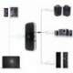 Bluetooth V4 adó vevő Rádiós A2DP audio 3,5 mm-es Aux Adapter Hub A6