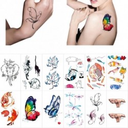 Ideiglenes Tetoválás - vízálló matrica - unisex - Többféle színes és körvonalas mintával
