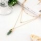 Lila - Divat Női Choker nyilatkozat Charm függő lánc nyakörv nyaklánc ékszer ajándék