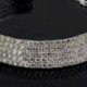 Női divat strassz Crystal Choker nyakörv nyaklánc party esküvő ékszer
