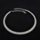 Női divat strassz Crystal Choker nyakörv nyaklánc party esküvő ékszer