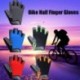1 pár Kerékpáros gél Finger rövid ujjas sport kesztyű