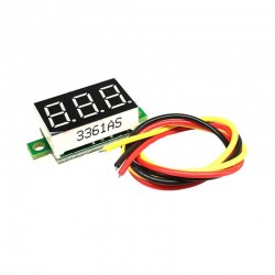 1x Digitális feszültségmérő Mini LED panel feszültség LCD Voltmérő