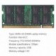 ELPIDA 2GB DDR2 PC2-6400S 800MHz 200PIN SO-DIMM RAM memória kártya PC6400