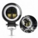 1db 3 hüvelykes 6500K 40W vízálló kerek LED Angel Eyes Bar Offroad Autó hajó munka lámpa