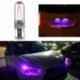 1db T10 lila szín 194 168 W5W COB LED CANBUS szilika fényes üveg licenc lámpa