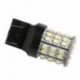 1db T20 LED 64-SMD 1206 féklámpa izzó lámpa fehér W21W 7443 7440