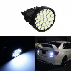 1db Led T25 3156 3157 22SMD Autóstop irányjelző Hátsó féklámpa Fehér 12V