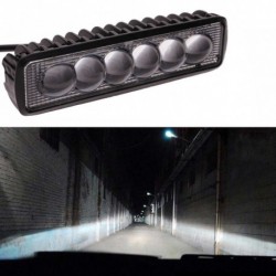 4D 18W LED fényes  meghajtó köd Offroad SUV autó hajó lámpa 800LM