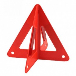 Autó  fényvisszaverő forgalmi figyelmeztető jel háromszög vészhelyzet