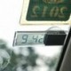 Tartós elektronikus óra tapadókorong Digitális LCD-kijelző, otthoni és Autó hordozható