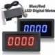 1db 4 Digitális LED fordulatszámmérő RPM fordulatszámmérő   közelség kapcsoló érzékelő kék / piros