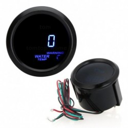 52mm 2 "digitális LED Autó vízhőmérséklet mérő hőmérséklet érzékelővel