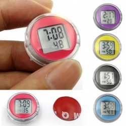 1db motorkerékpár kerék órás vízálló Stick-On motorkerékpár digitális óra