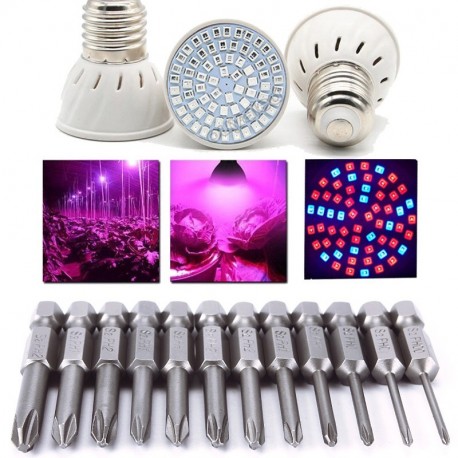 12db 50mm 1/4 hüvelykes Hex mágneses csillagcsavarhúzó   LED növény növesztő