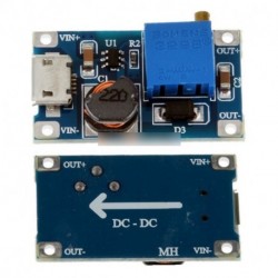 2A 1db emlékeztető  DC-DC Step-up modul 2/24V 5/9/12/28V lendületet