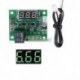 Zöld DC12V -50-110 ° C-os W1209 digiis termosztát hőmérséklet kapcsoló érzékelő