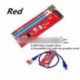USB 3.0 Pcie PCI-E expressz 1 x 16 x Extender Riser kártya Adapter hálózati kábel piros