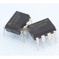 10DB TL082 VK-TI DIP 8 JFET-BEMENET MŰVELETI erősítő