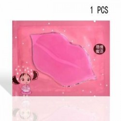 Rengeteg 5Pcs rózsaszín kristály kollagén ajakmaszk Patch Anti Aging ráncok hidratáló