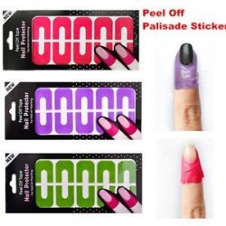 10db Öntapadós ujjvédő köröm díszítéshez - műköröm építéshez