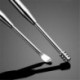 Rozsdamentes acél füles viasz pálca eltávolító Curette tisztító fül Pick Tool Új