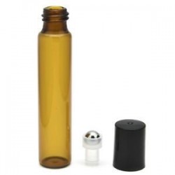 * 2 10ml. Amber Glass Liquid Reagent Pipettázza az üveg szemcseppentő aromaterápiát 5ml-100ml