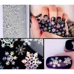 Karácsonyi transzferfólia körömhöz - műkörömhöz