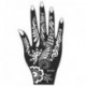 Ideiglenes Tetoválás - vízálló matrica - unisex - Henna szerű mintával - S113R verzió