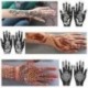 Ideiglenes Tetoválás - vízálló matrica - unisex - Henna szerű mintával - S113R verzió