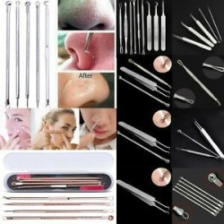 9PC ívelt feketefejű pattanások csipesszel csíptetõ csipesz