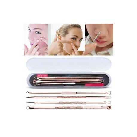 * 4 4Pcs / Set. 9PC ívelt feketefejű pattanások csipesszel csíptetõ csipesz