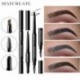 3 in 1 Eye Brow Set Női vízálló smink szemöldök toll ceruza   por   ecset