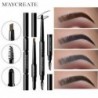 3 in 1 Eye Brow Set Női vízálló smink szemöldök toll ceruza   por   ecset