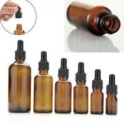 5ml-100 ml üveg folyékony reagens Pipettázzunk üvegcseppentő Aromaterápiás borostyán