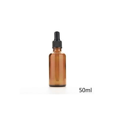 50ml. 5ml-100 ml üveg folyékony reagens Pipettázzunk üvegcseppentő Aromaterápiás borostyán