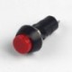5db12mm 250V 3A piros nyomógombos kapcsoló PBS-11B nem önálló Lock ON/OFF bezár