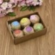 60g / 6Pcs - Vegyes színek. 1 / 6Pcs fürdősó bombák Ball Természetes fehérítő hidratáló illóolaj testradír
