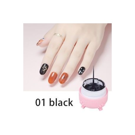 6ml Pókháló hatású körömlakk körömhöz - műkörömhöz - B verzió