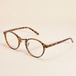 Leopárd. Divat tiszta lencse szemüveg keret retro kerek férfi női unisex majom szemüveg