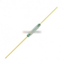 5db MKA-14103 Gold Tone vezeték üveg N/O SPST Reed kapcsoló 10-15AT 2 x 14mm AL