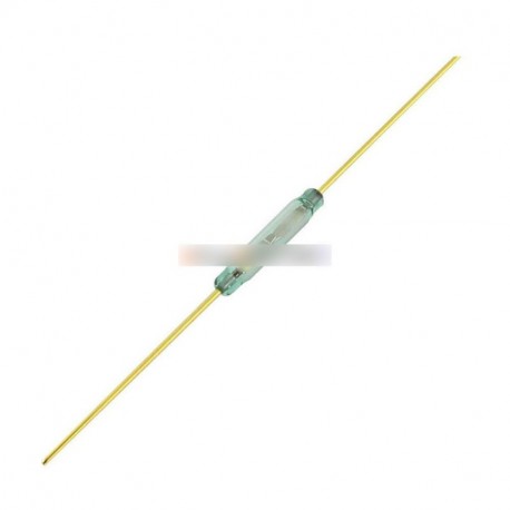 5db MKA-14103 Gold Tone vezeték üveg N/O SPST Reed kapcsoló 10-15AT 2 x 14mm AL