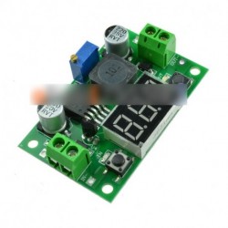 2db DC átalakító modul LM2596 feszültség szabályozó voltmérő Buck step down vezetékett